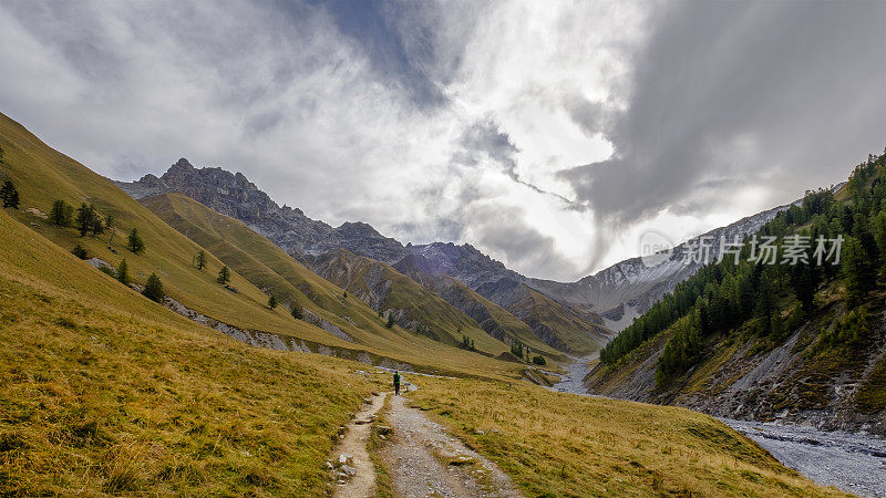 瑞士国家公园，Val Trupchun (Graubünden，瑞士)